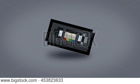 Pixel Video Tape Background - High Res 8 Bit Wallpaper