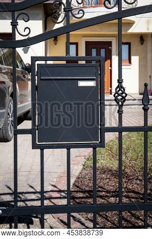 Mailbox At A Private House. Sunny Day