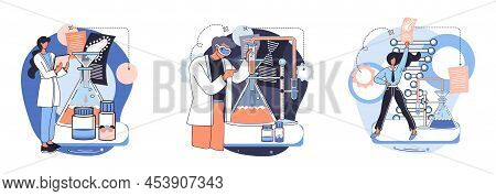 Medical Research. Laboratory Diagnostic Services, Medical Device Design Development Scenes Metaphor.