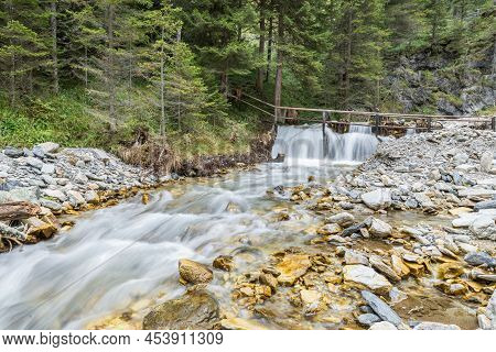 Tweng Waterfall After Mudflow In Lungau, Austria