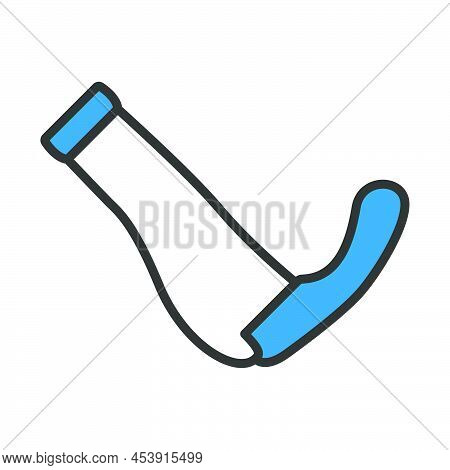 Bike Grips Icon. Editable Bold Outline With Color Fill Design. Vector Illustration.