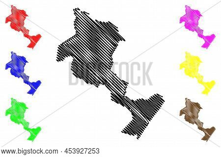 Entre Rios Municipality (bahia State, Municipalities Of Brazil, Federative Republic Of Brazil) Map V