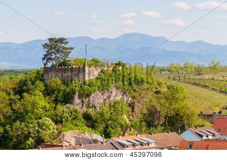 Pohled na hrad Breisach - Bádensko Württembersko, Německo