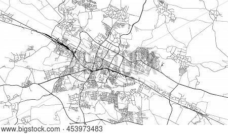Urban Vector City Map Of Khmelnytskyi, Ukraine, Europe