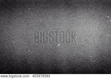 Blank Grained Film Strip Texture Background With Heavy Grain And Dust