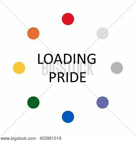 Pride Month Colorful Banner. Celebrated In June.