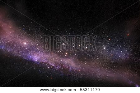 Galaxy starfield