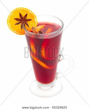 glass of mulled wine