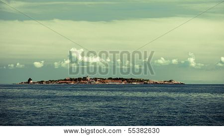 Big Tower In Fort Christiansoe Bornholm On Baltic Sea Denmark Scandinavia Europe