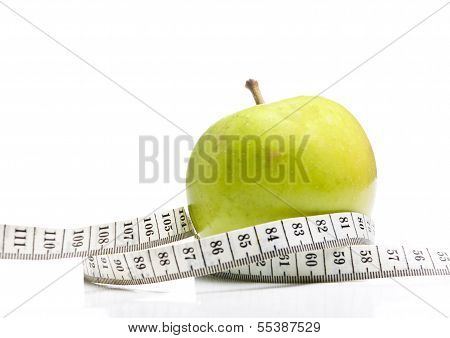 apple with meter