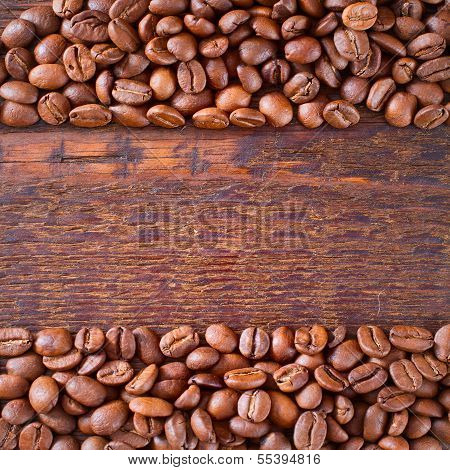 Coffee beans on the table