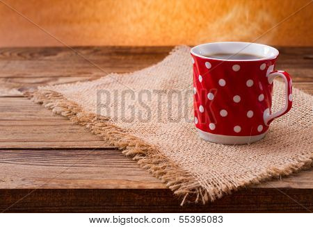 coffee beans on wood texture