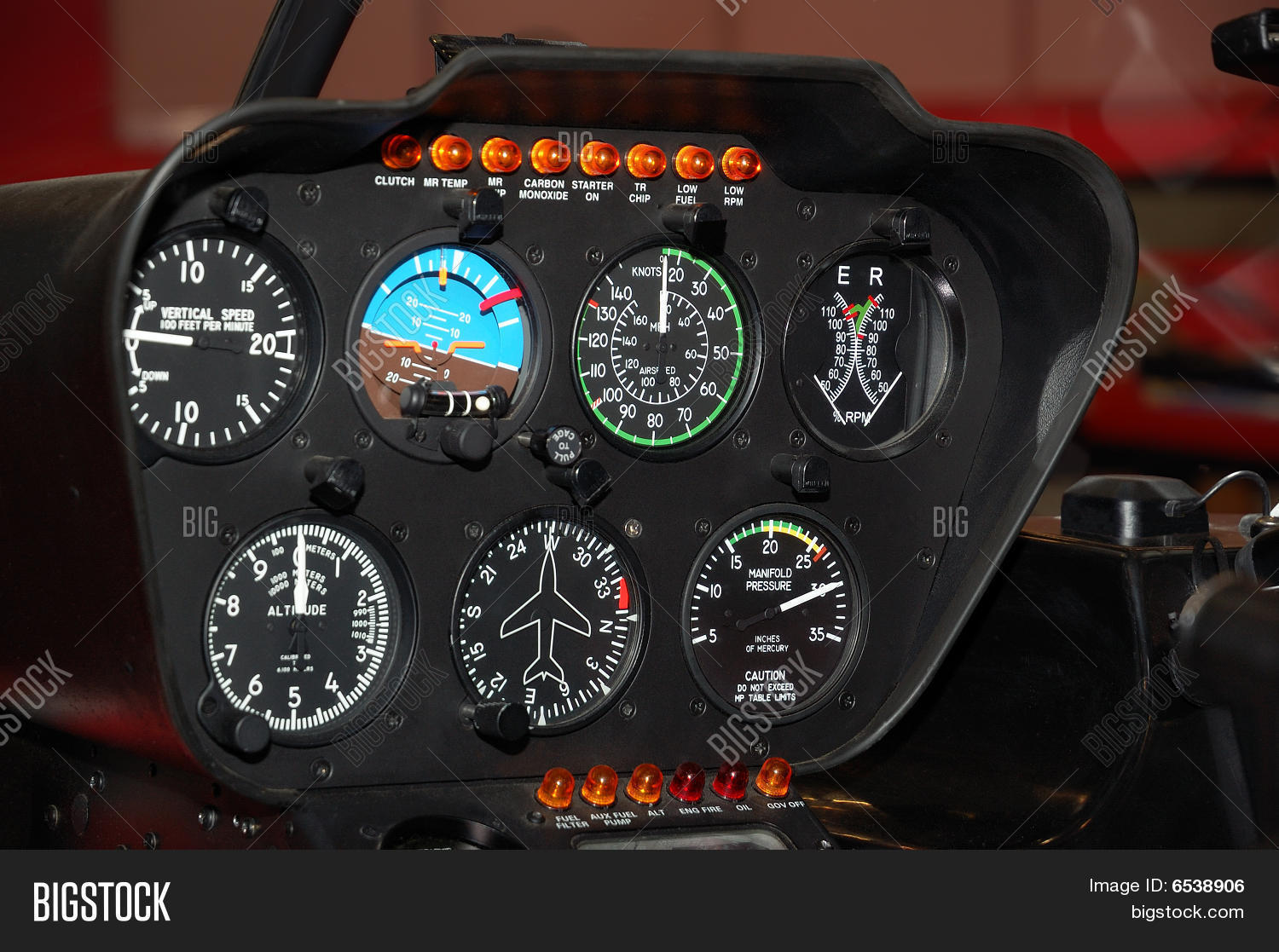 Control Panel Helicopter Cockpit Image & Photo Bigstock