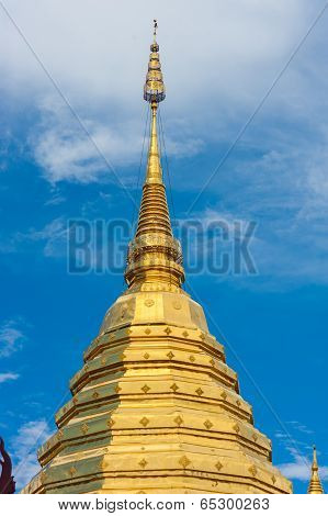 Golden Pagoda in Thailand