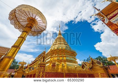 Golden Pagoda in Thailand