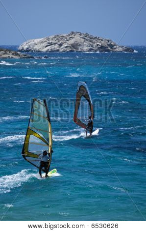 Two Windsurfer