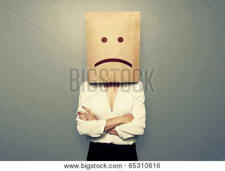 businesswoman have a bad mood