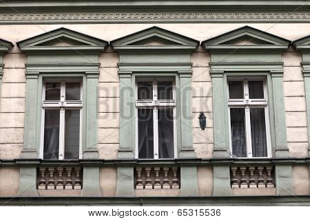 Three Window Of Green Building
