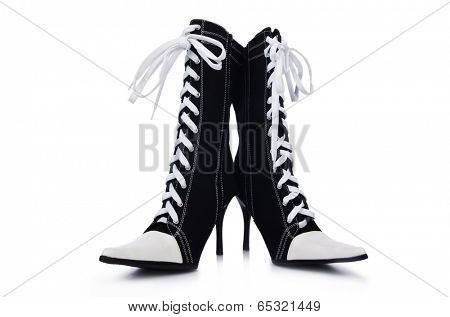 Topboots isolated on the white