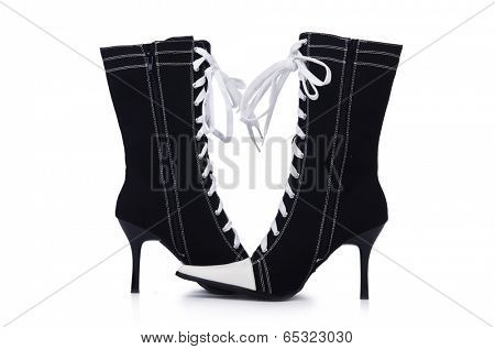 Topboots isolated on the white