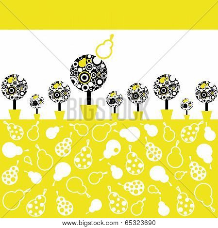 Illustration Pear Tree