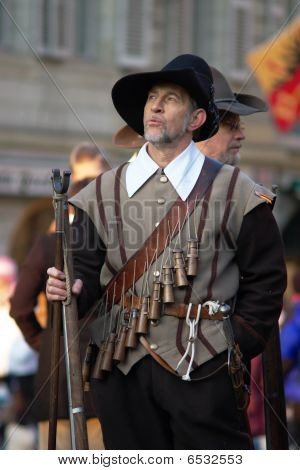 beelden van fete d'Escalade in Geneve