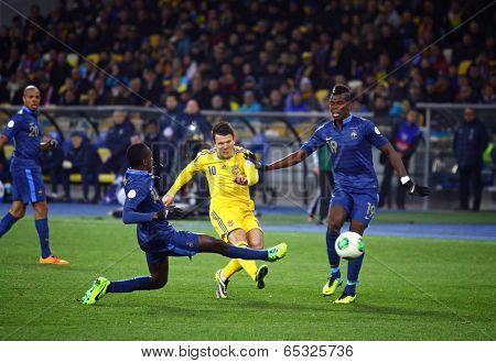 Fifa World Cup 2014 Qualifier Game Ukraine Vs France