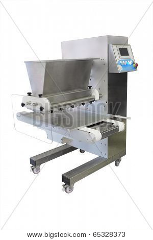 The image of a baking machine under the white background