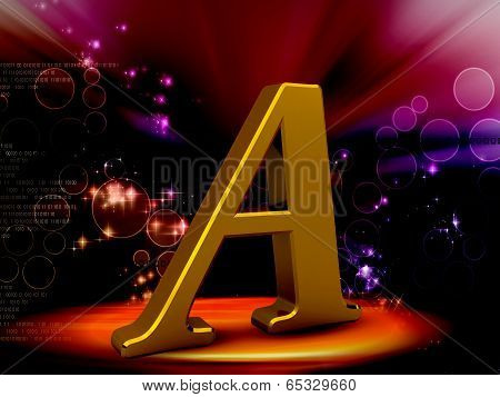 3D alphabet