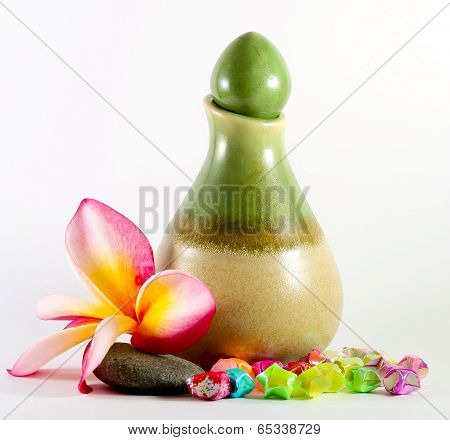 small green bottles