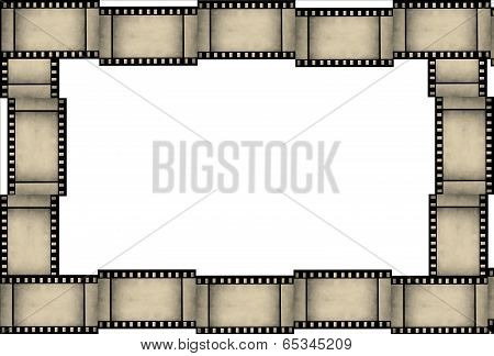 Film Strip Frame Background