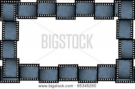 Film Strip Frame Background