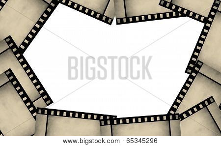Film Strip Frame Background