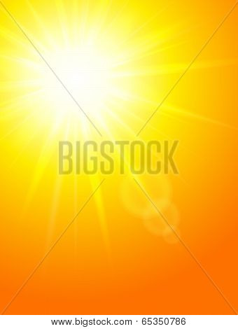 Sun vertical background