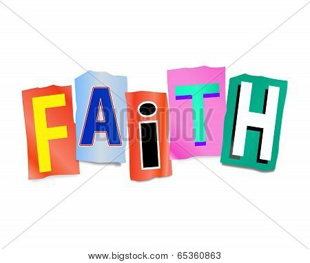 Faith Concept.