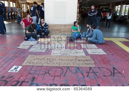 Protests Over Soma Mine Disaster