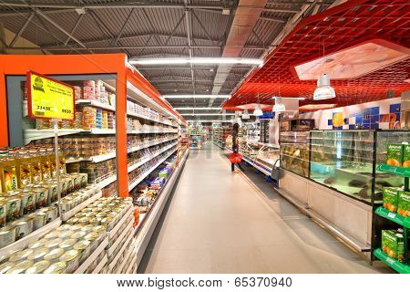 VITEBSK, BELARUS - JULY 19: Shopping center 