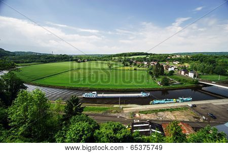Panoramic River View