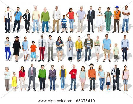 Multi-Ethnic Group of People and Diversity in Careers