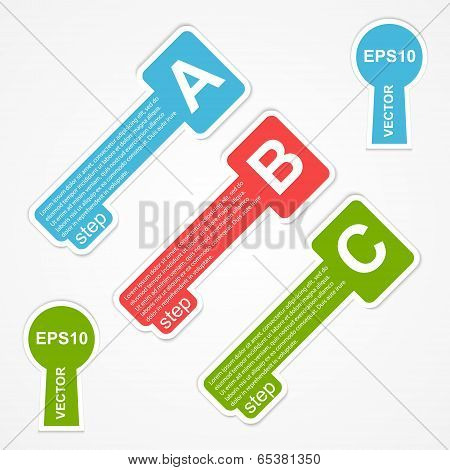 Paper Key Design Element Infographic