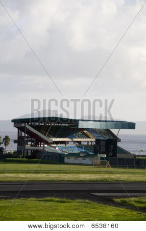 Roy Stewart Stadion neben e.t. Joshua International Flughafen St. Vincent