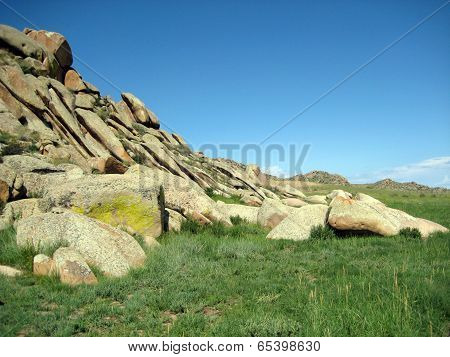 mountain array in asiatic steppe 3
