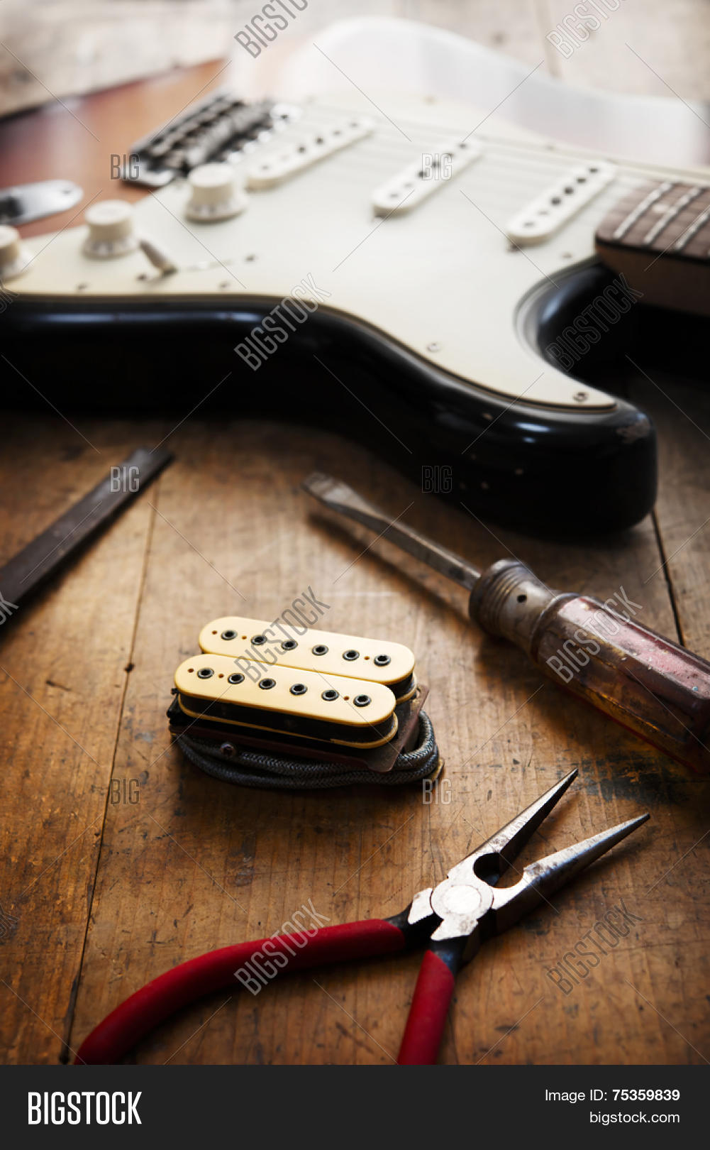 Electric Guitar Repair Image & Photo (Free Trial) Bigstock