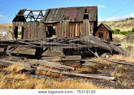 Native Indian Abandoned building