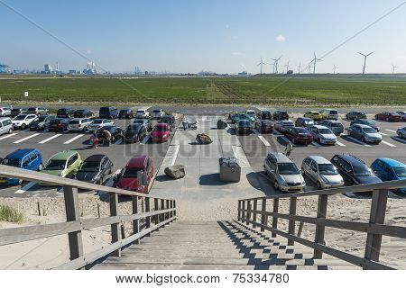Parking Beach Maasvlakte Rotterdam