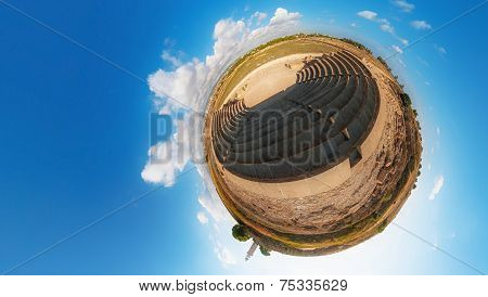 Ancient Odeon. Paphos. Cyprus. Little Planet