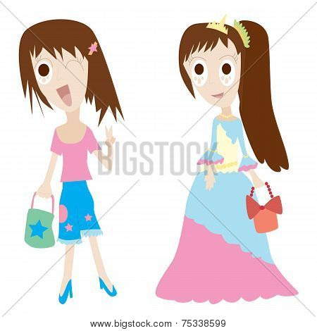 Bride And Bridesmaid
