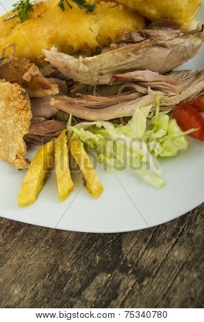 hornado roasted pork ecuadorian traditional food