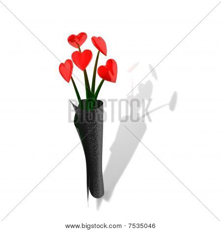 Ramo de corazones