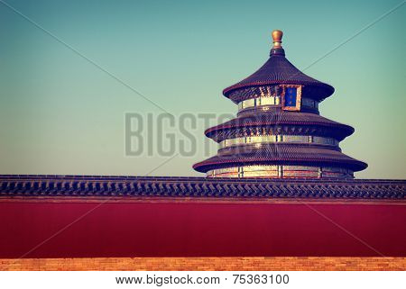 Chinese Temple Traditional Culture Travel Destinations Concept
